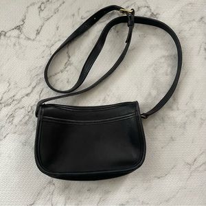 Vintage Coach Wendie black crossbody glove tanned leather bag #9031